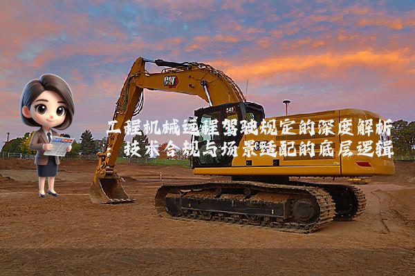 工程机械远程驾驶规定的深度解析:技术合规与场景适配的底层逻辑