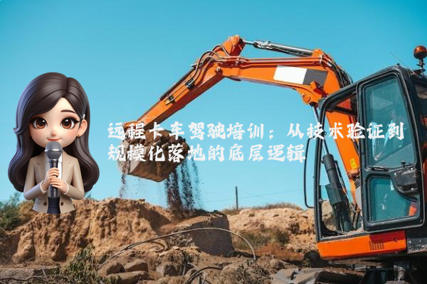 远程卡车驾驶培训：从技术验证到规模化落地的底层逻辑