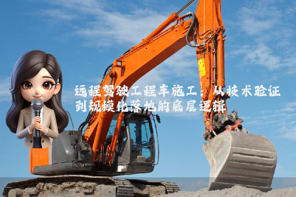 远程驾驶工程车施工:从技术验证到规模化落地的底层逻辑
